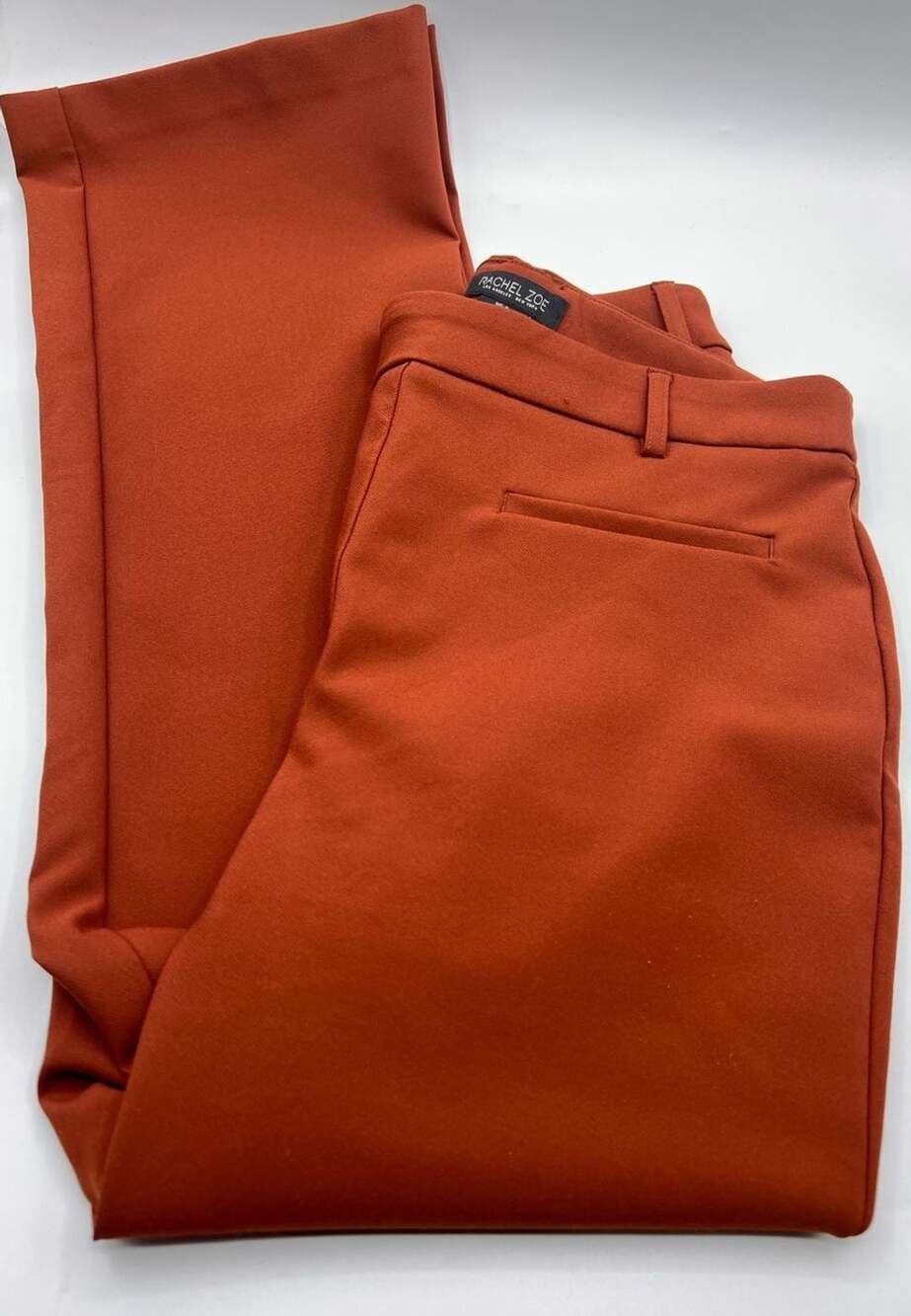 Rachel Zoe Rust Orange Tailored Dress Pants